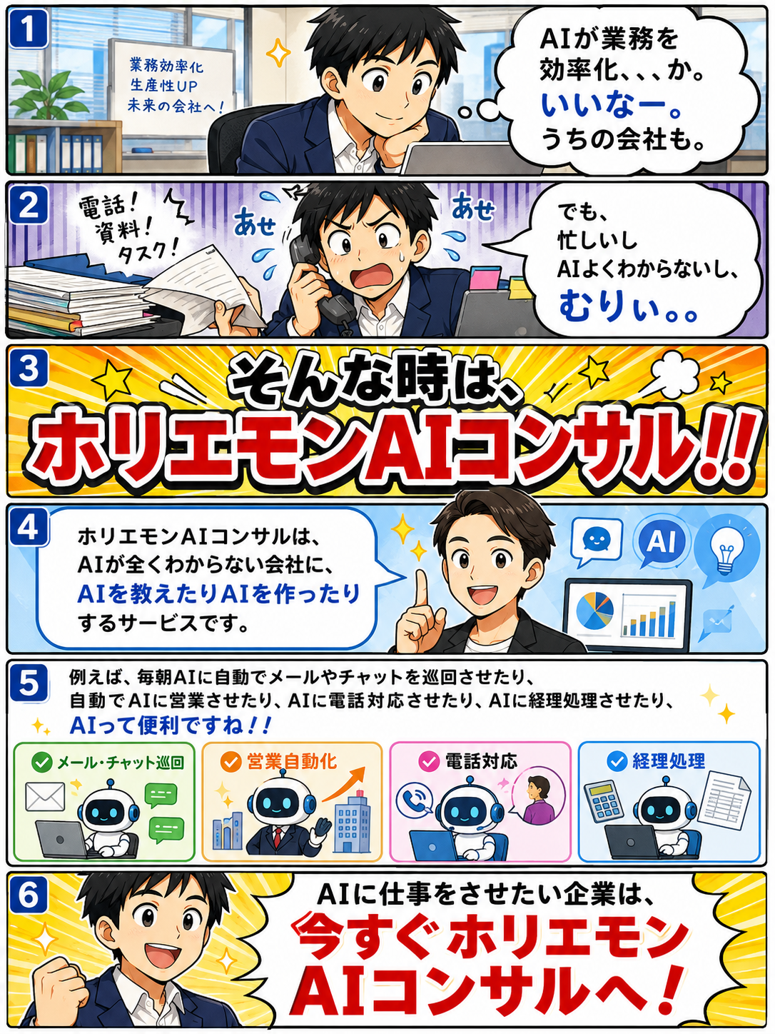 ホリエモンAIコンサル サービスイメージ